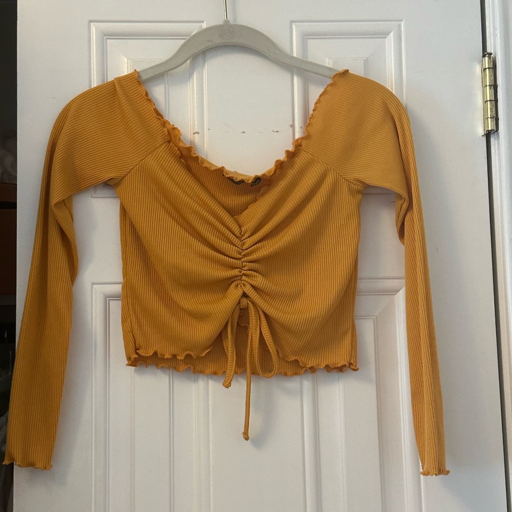 Off the shoulder crop top